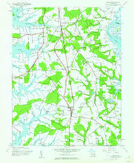 Trappe Maryland Historical topographic map, 1:24000 scale, 7.5 X 7.5 Minute, Year 1942