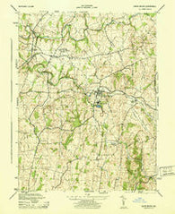 Union Bridge Maryland Historical topographic map, 1:31680 scale, 7.5 X 7.5 Minute, Year 1944