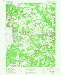 Upper Marlboro Maryland Historical topographic map, 1:24000 scale, 7.5 X 7.5 Minute, Year 1965