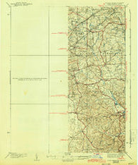 Upper Marlboro Maryland Historical topographic map, 1:62500 scale, 15 X 15 Minute, Year 1938