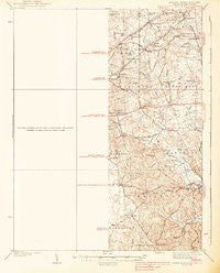 Upper Marlboro Maryland Historical topographic map, 1:62500 scale, 15 X 15 Minute, Year 1938