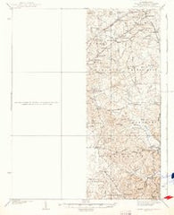 Upper Marlboro Maryland Historical topographic map, 1:62500 scale, 15 X 15 Minute, Year 1937