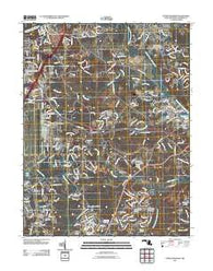 Upper Marlboro Maryland Historical topographic map, 1:24000 scale, 7.5 X 7.5 Minute, Year 2011