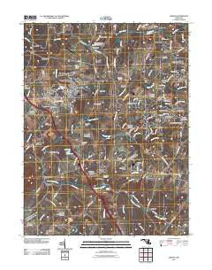 Urbana Maryland Historical topographic map, 1:24000 scale, 7.5 X 7.5 Minute, Year 2011