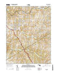 Urbana Maryland Historical topographic map, 1:24000 scale, 7.5 X 7.5 Minute, Year 2014
