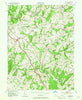 Urbana Maryland Historical topographic map, 1:24000 scale, 7.5 X 7.5 Minute, Year 1953