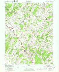 Urbana Maryland Historical topographic map, 1:24000 scale, 7.5 X 7.5 Minute, Year 1953