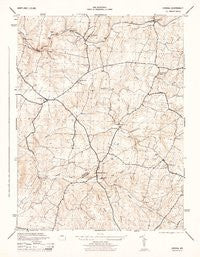 Urbana Maryland Historical topographic map, 1:31680 scale, 7.5 X 7.5 Minute, Year 1944