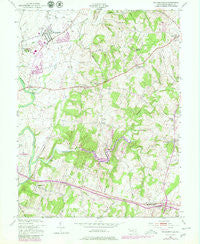 Walkersville Maryland Historical topographic map, 1:24000 scale, 7.5 X 7.5 Minute, Year 1953