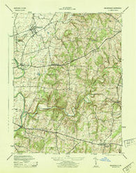 Walkersville Maryland Historical topographic map, 1:31680 scale, 7.5 X 7.5 Minute, Year 1944