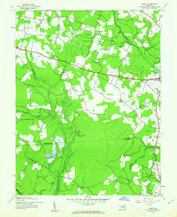 Wango Maryland Historical topographic map, 1:24000 scale, 7.5 X 7.5 Minute, Year 1942