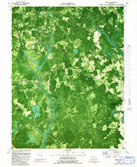 Wango Maryland Historical topographic map, 1:24000 scale, 7.5 X 7.5 Minute, Year 1982