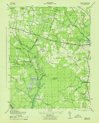 Wango Maryland Historical topographic map, 1:31680 scale, 7.5 X 7.5 Minute, Year 1943