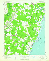 Wesley Maryland Historical topographic map, 1:24000 scale, 7.5 X 7.5 Minute, Year 1942
