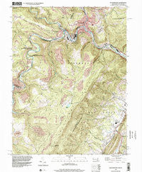 Westernport Maryland Historical topographic map, 1:24000 scale, 7.5 X 7.5 Minute, Year 1996