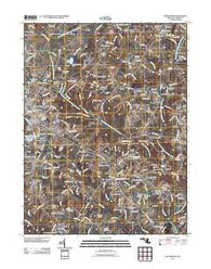 Westminster Maryland Historical topographic map, 1:24000 scale, 7.5 X 7.5 Minute, Year 2011