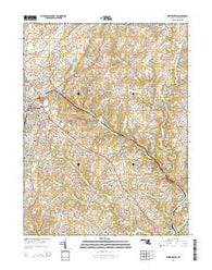 Westminster Maryland Historical topographic map, 1:24000 scale, 7.5 X 7.5 Minute, Year 2014
