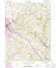 Westminster Maryland Historical topographic map, 1:24000 scale, 7.5 X 7.5 Minute, Year 1953