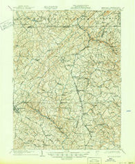 Westminster Maryland Historical topographic map, 1:62500 scale, 15 X 15 Minute, Year 1905