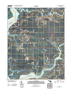 Wetipquin Maryland Historical topographic map, 1:24000 scale, 7.5 X 7.5 Minute, Year 2011
