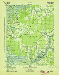 Wetipquin Maryland Historical topographic map, 1:31680 scale, 7.5 X 7.5 Minute, Year 1943