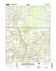 Whaleyville Maryland Historical topographic map, 1:24000 scale, 7.5 X 7.5 Minute, Year 2014
