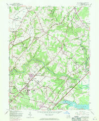 White Marsh Maryland Historical topographic map, 1:24000 scale, 7.5 X 7.5 Minute, Year 1951