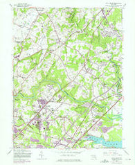 White Marsh Maryland Historical topographic map, 1:24000 scale, 7.5 X 7.5 Minute, Year 1951