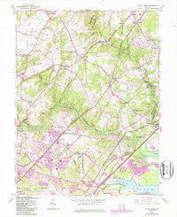 White Marsh Maryland Historical topographic map, 1:24000 scale, 7.5 X 7.5 Minute, Year 1949