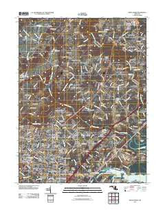 White Marsh Maryland Historical topographic map, 1:24000 scale, 7.5 X 7.5 Minute, Year 2011