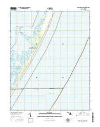 Whittington Point Maryland Current topographic map, 1:24000 scale, 7.5 X 7.5 Minute, Year 2016