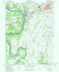 Williamsport Maryland Historical topographic map, 1:24000 scale, 7.5 X 7.5 Minute, Year 1979
