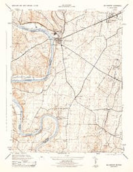 Williamsport Maryland Historical topographic map, 1:31680 scale, 7.5 X 7.5 Minute, Year 1944