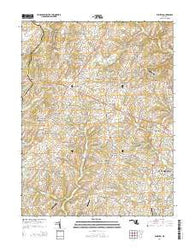 Winfield Maryland Historical topographic map, 1:24000 scale, 7.5 X 7.5 Minute, Year 2014