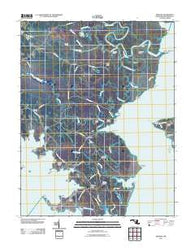 Wingate Maryland Historical topographic map, 1:24000 scale, 7.5 X 7.5 Minute, Year 2011