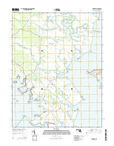 Wingate Maryland Historical topographic map, 1:24000 scale, 7.5 X 7.5 Minute, Year 2014