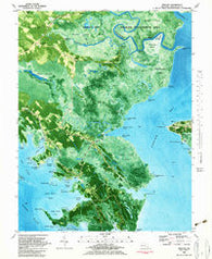 Wingate Maryland Historical topographic map, 1:24000 scale, 7.5 X 7.5 Minute, Year 1982