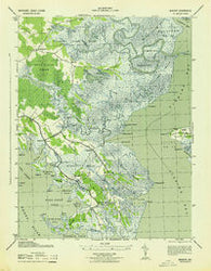 Wingate Maryland Historical topographic map, 1:31680 scale, 7.5 X 7.5 Minute, Year 1943
