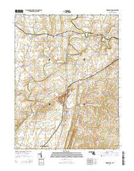 Woodsboro Maryland Historical topographic map, 1:24000 scale, 7.5 X 7.5 Minute, Year 2014