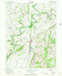 Woodsboro Maryland Historical topographic map, 1:24000 scale, 7.5 X 7.5 Minute, Year 1953