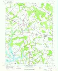 Wye Mills Maryland Historical topographic map, 1:24000 scale, 7.5 X 7.5 Minute, Year 1942