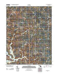 Wye Mills Maryland Historical topographic map, 1:24000 scale, 7.5 X 7.5 Minute, Year 2011