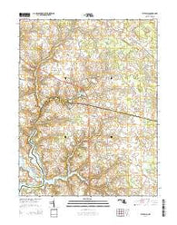 Wye Mills Maryland Historical topographic map, 1:24000 scale, 7.5 X 7.5 Minute, Year 2014