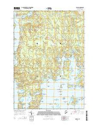 Addison Maine Current topographic map, 1:24000 scale, 7.5 X 7.5 Minute, Year 2014