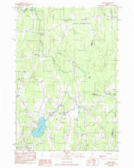 Albion Maine Historical topographic map, 1:24000 scale, 7.5 X 7.5 Minute, Year 1982