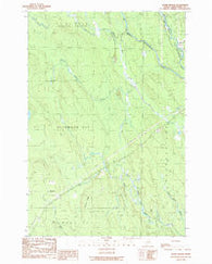 Alder Brook Maine Historical topographic map, 1:24000 scale, 7.5 X 7.5 Minute, Year 1989