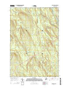 Alder Brook Maine Current topographic map, 1:24000 scale, 7.5 X 7.5 Minute, Year 2014
