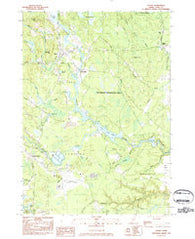 Alfred Maine Historical topographic map, 1:24000 scale, 7.5 X 7.5 Minute, Year 1983