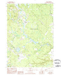 Alfred Maine Historical topographic map, 1:24000 scale, 7.5 X 7.5 Minute, Year 1983