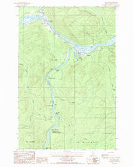 Allagash Maine Historical topographic map, 1:24000 scale, 7.5 X 7.5 Minute, Year 1986